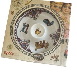 Vintage Edwardian Child Collection Egg Serving Plate by SPODE New In Box